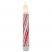 Candy Cane Timer Taper Candle