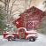 Christmas Truck and Barn Coaster