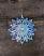 Iridescent/Blue Flower Ornament