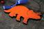 Triceratops Ornament - Orange