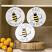 Bee Round Easel Signs
