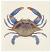 Blue Crab Swedish Dishcloth