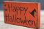 Happy Halloween Sign with Witch Hat