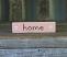 Home Mini Stick Sign with Hearts 