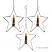 Hanging Star 4 inch Taper Holder, by The Hearthside Collection