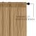 Burlap Natural Prairie Curtain (63 inch)
