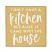 Kitchen With House Magnet
