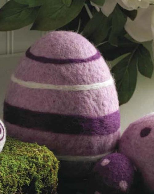 Purple Standing Egg, by K & K Interiors