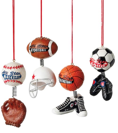 All Star Sports Ornament, by Seasons of Cannon Falls