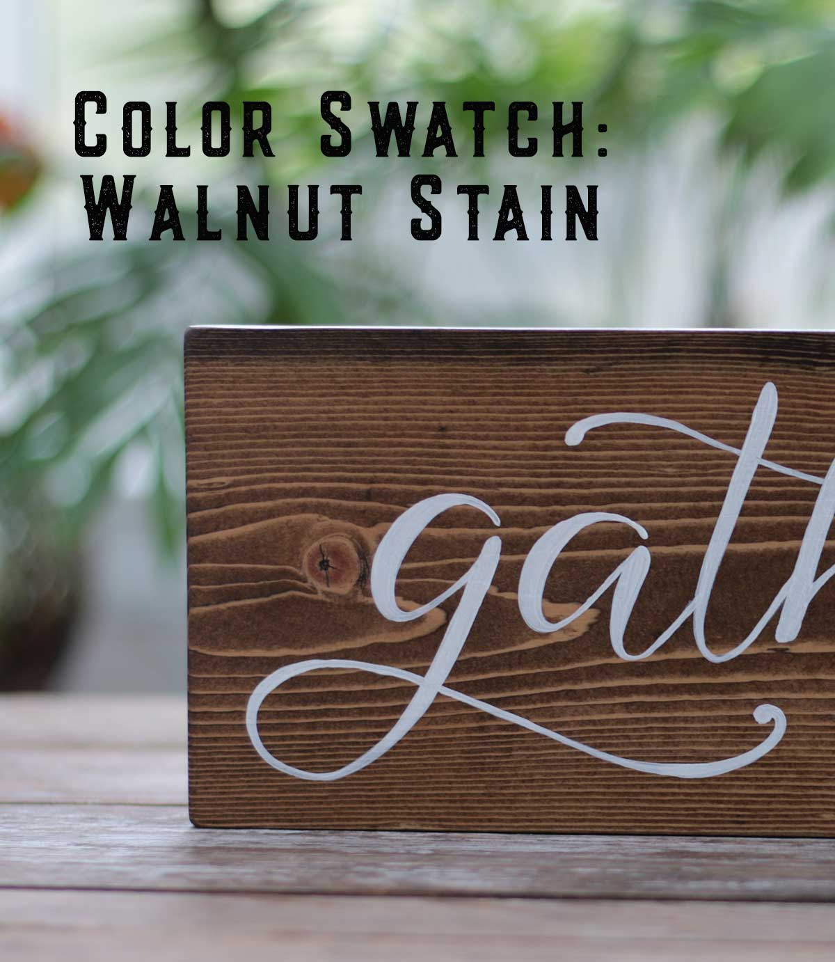 Color Swatch - Walnut Stain