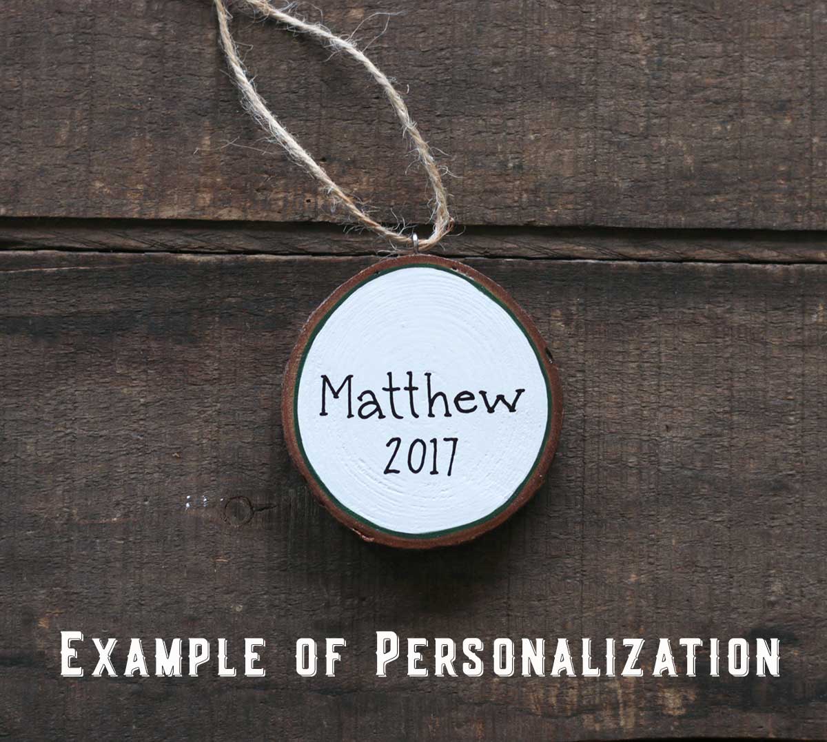 Example of Personalization