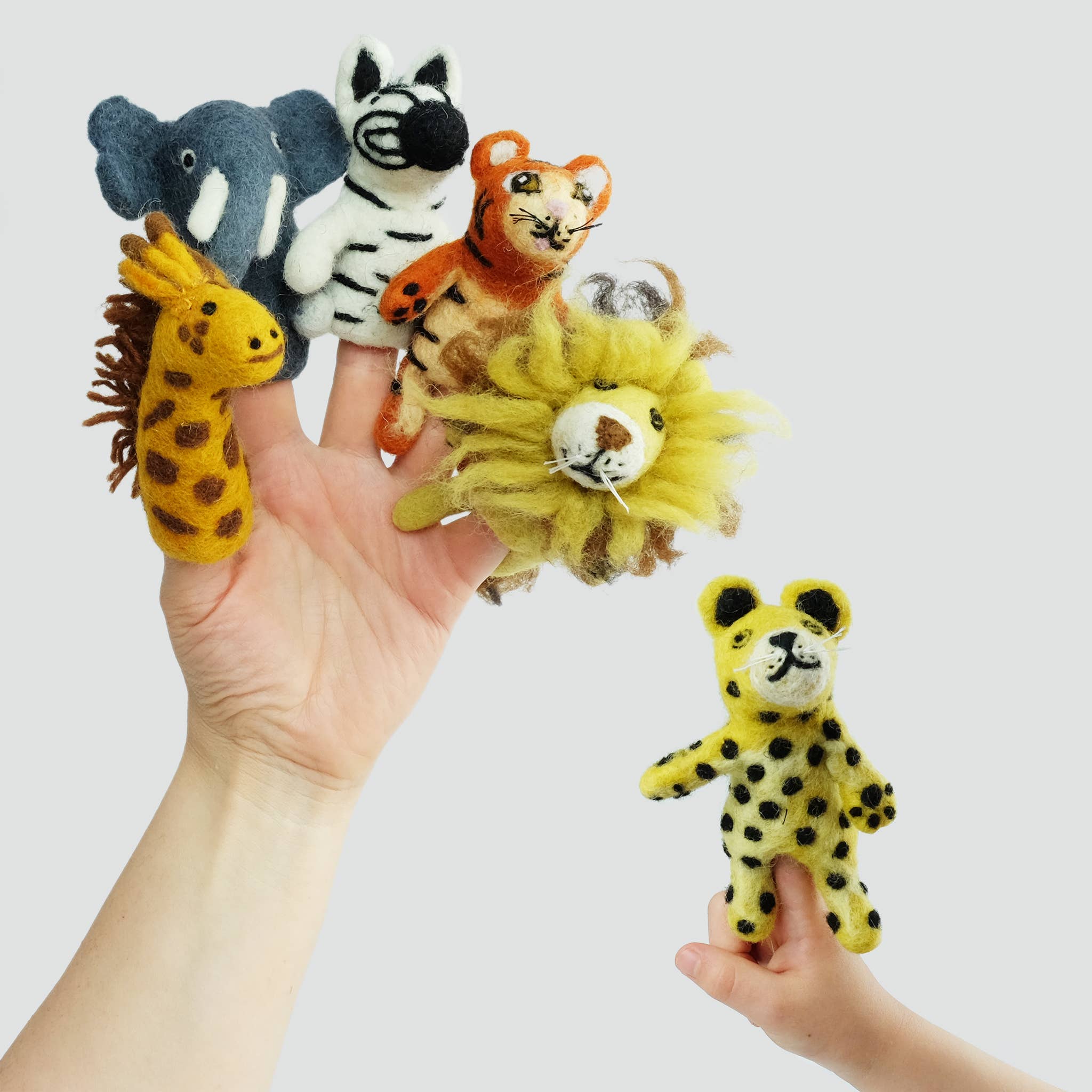 Jungle Animal Finger Puppets