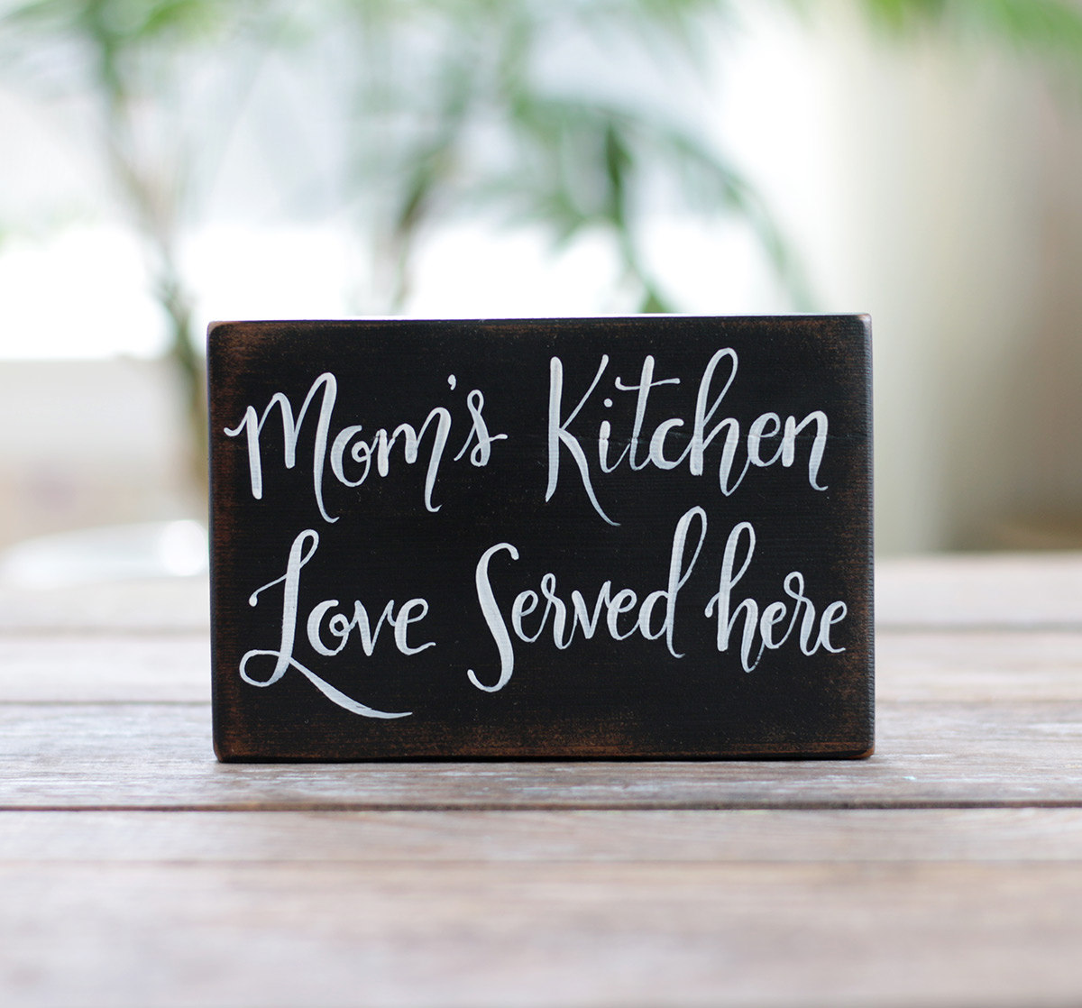 IN THIS KITCHEN wood sign