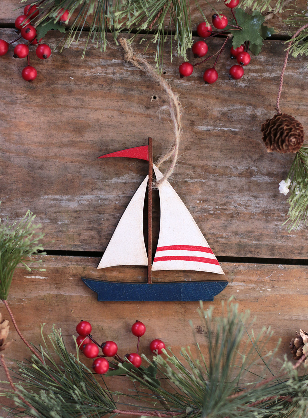 diy sailboat ornament