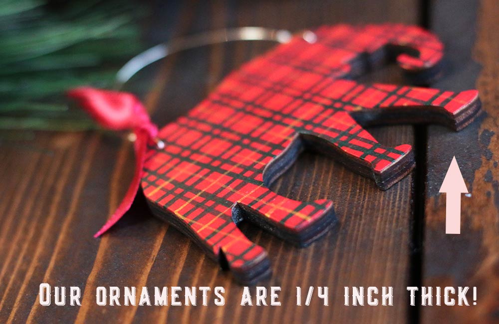 Thickness of Ornaments