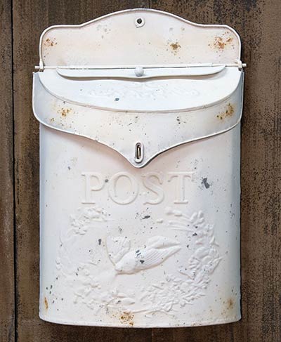Distressed Postal Wall Box