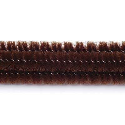 Brown Chenille Stems, 6 mm (25 pack)