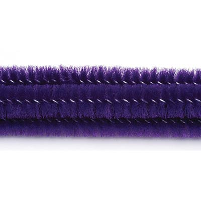 Purple Chenille Stems, 6 mm (25 pack)