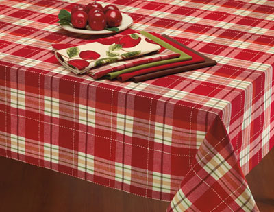 Orchard Plaid Tablecloth - 52 x 52