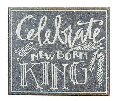 Newborn King Box Sign