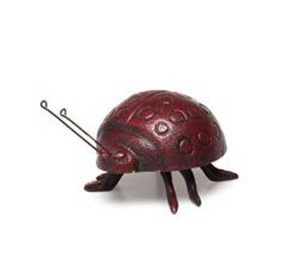 Cast Iron Ladybug Figurine