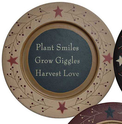 Plant Smiles Plate