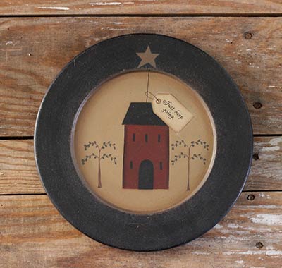 Just Keep Going Saltbox House Plate