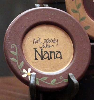 Nobody Like Nana Plate