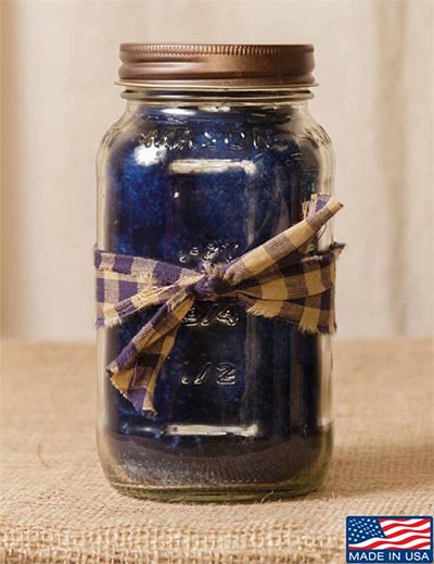 Blueberry Mason Jar Candle - 16 oz