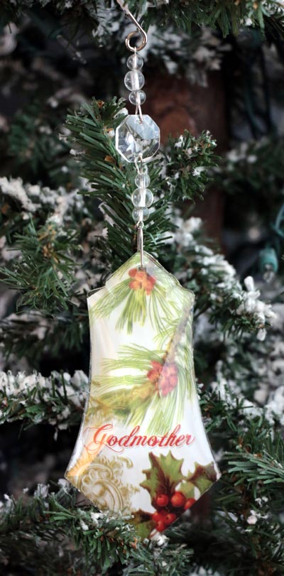Godmother Collage Ornament