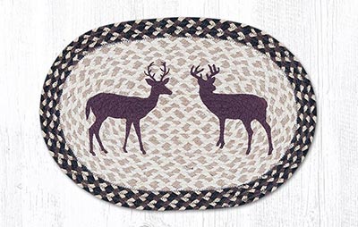 Bucks Braided Placemat - Oval
