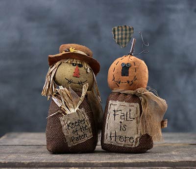 Pumpkin or Scarecrow Fall Friend