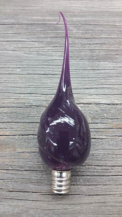 Purple Colored Silicone Light Bulb (Unscented)