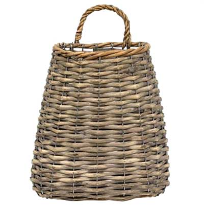 Graywash Hanging Basket