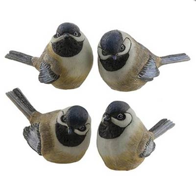 Chickadee Bird Figurine