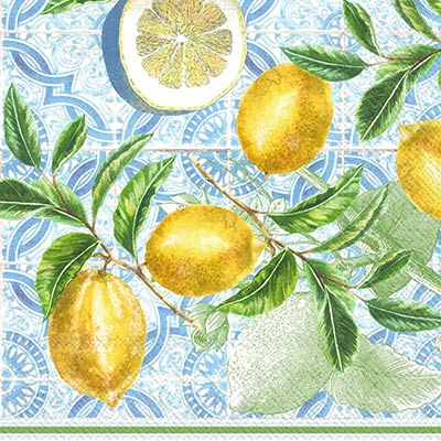 Citrus Limon Paper Luncheon Napkins