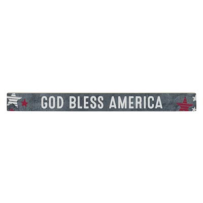 God Bless America Stick Sign