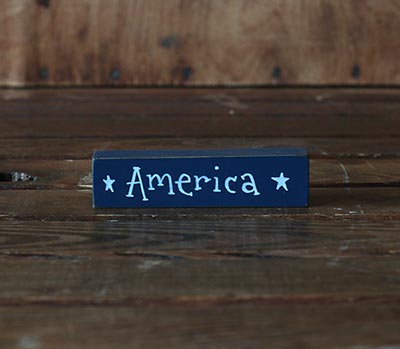America Mini Stick Shelf Sitter - Blue