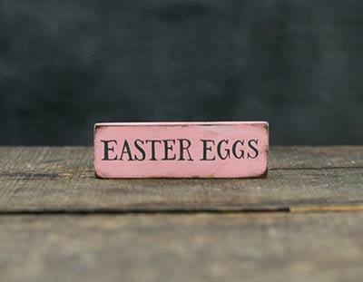 Easter Eggs Mini Stick Sign - 1