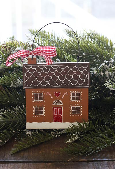 Gingerbread House Personalized Ornament