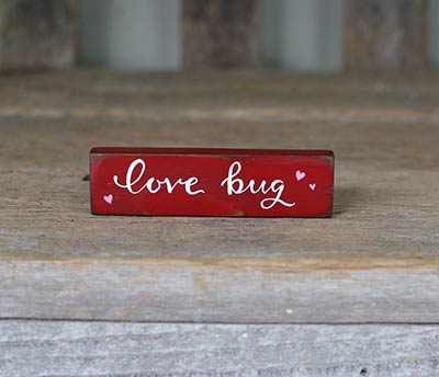 Love Bug Mini Stick Sign