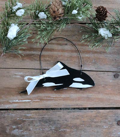 Orca Whale Ornament (Personalized)