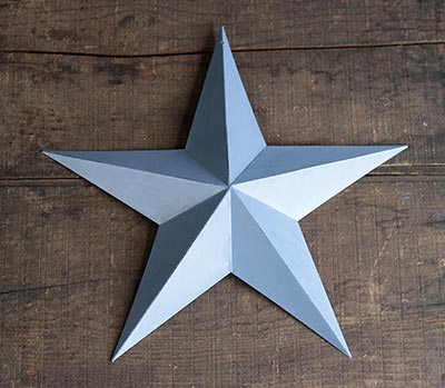 Periwinkle Blue Barn Star (Multiple Size Options)