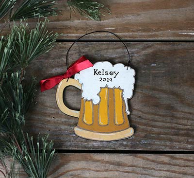 Beer Stein Personalized Ornament