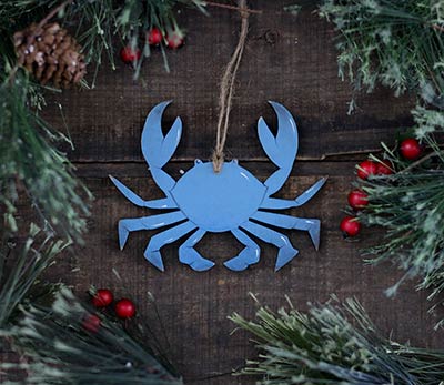 Blue Crab Ornament (Personalized)