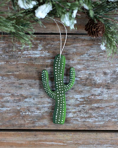 Saguaro Cactus Personalized Ornament