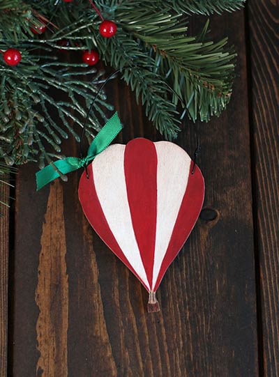 Hot Air Balloon Personalized Ornament