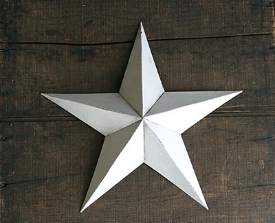 White Barn Star (Multiple Size Options)