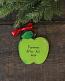 Apple Personalized Ornament - Green