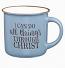 I Can Do All Thing Through Christ Blue Camp-style Mug